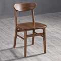 北欧餐椅现代简约家用餐厅靠背休闲白蜡木单人书桌椅小户型实木椅