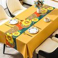 轻奢高级感长方形桌布防水防油防烫免洗客厅茶几pvc餐桌垫台布