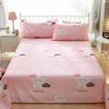 单独粉色大床单单件棉质夏天夏季薄款寝室单人床盖250x270纯棉女