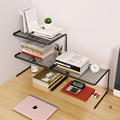 置物架桌面多层书架桌上简易架子宿舍收纳神器办公室书桌分层柜小