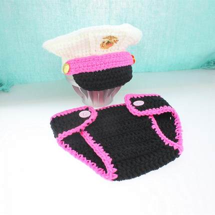 新款毛型美宝宝摄欧影服装婴幼儿线编织海军陆战队造D-170服饰170