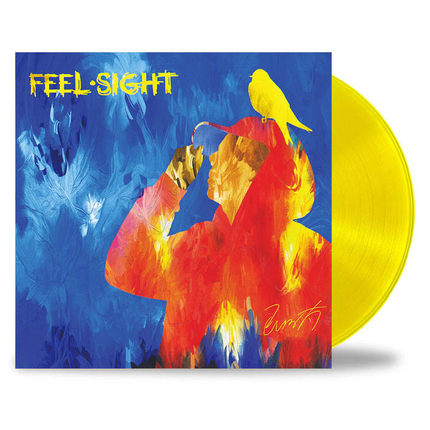 王以太专辑《Feel & Sight》黑胶唱片lp 透明黄彩胶 随机签名版
