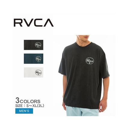 日本直邮Luca短袖T恤RVCA PILS SS T恤男黑白BD041226上衣圆领Log