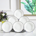 菜盘圆形碟子陶瓷盘子便宜方形欧式6盘子个家用简约创意餐具套装