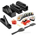 Sushi Maker Kit Sushi Mold Rice Roll Mould 10pcs Plastic Kit