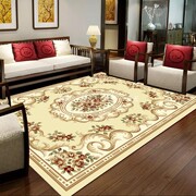 新款客厅地毯 欧式风格厚度0.7厘米可水洗奢华高档茶几毯定制卧室