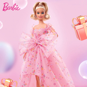 芭比娃娃生日祝福可动节日惊喜收藏款套装女孩过家家公主玩具成人