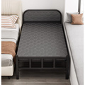 折叠床单人家用双人1.2米出租房午睡简易午休陪护加床硬板小铁床