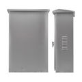 不锈钢配电箱水落地柜水泵控制动力柜室外雨端子箱网络柜深卡其布