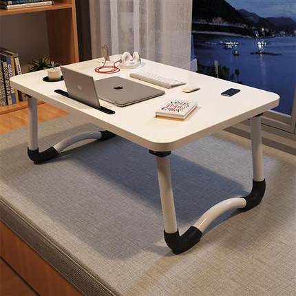 床上小桌子学生书桌学习桌可折叠桌炕桌宿舍上铺笔记本电脑桌飘潮