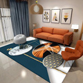 加厚家用现代简约高级轻奢地毯客厅沙发茶几毯房间耐脏防滑垫子