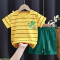 儿童短袖套装女童夏装男童t恤两件宝宝婴儿衣服韩版童装新款