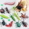仿真昆虫模型海洋虫子蜘蛛蟋蟀动物蚂蚁蜜蜂摆件塑胶儿童玩具套装