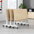 茧裂培训桌折叠会议桌可移动拼接双人课桌椅组合会议室教室课桌长