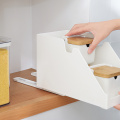 家用粘贴收纳盒抽拉轨道条橱柜改造抽屉收纳筐滑轨配件免钉静音