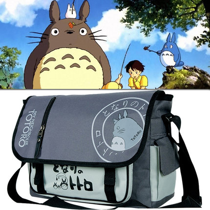 宫崎骏龙猫挎包Totoro 龙猫 学生书包单肩包 动漫周边龙猫背包