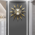 现代轻奢挂钟客厅钟表家用北欧装饰艺术挂表创意简约时尚挂墙时钟