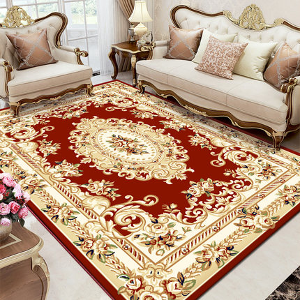 东升地毯 欧式美式客厅沙发大地垫 卧室床边毯满铺家用加厚茶几垫