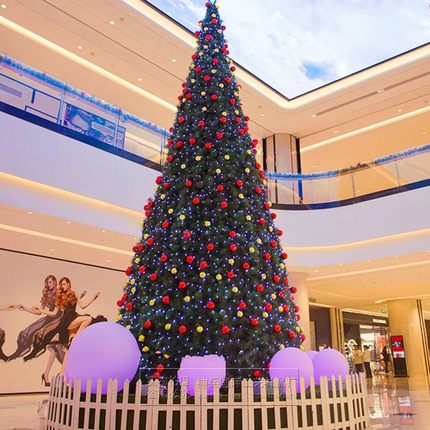 户外圣诞树4米5米6米7米8米圣诞装饰树9米10米12米大型框架圣诞树
