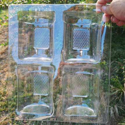 透明塑料托盘普通山核桃2斤3斤装礼盒塑料内衬固定瓶罐子防震动垫