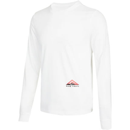 Nike/耐克上衣休闲男子时尚透气潮流运动白色长袖T恤 DD4480-100
