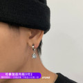 男士耳钉2021年新款潮锆石耳洞耳饰女特价设计感高级钛钢耳环饰品