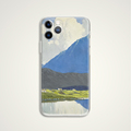 PAUL HENRY 蓝色山脉下 风景油画抽象文艺术生手机壳适用苹果 B147