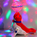 会唱歌跳舞的玩具婴儿有声会动电动男孩儿童益智发光旋转海狮顶球