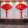 春节年画客厅亚克力3d立体墙贴画玄关迎门电视机背景墙装饰壁画纸