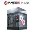 3d打印机Raise3d Pro2双喷头高精度大尺寸工业级三维打印机