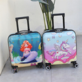 20寸儿童拉杆箱男童女孩卡通行李箱万向轮大容量旅行登机箱可坐骑