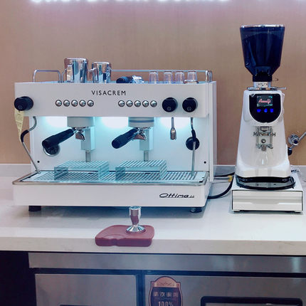 西班牙进口ottima欧迪姆双头商用意式咖啡奶茶店专业半自动咖啡机