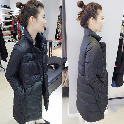 S小姐欧洲站冬装女2020新款欧货潮 韩版黑色百搭小个子羽绒服外套