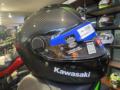 川崎联名款法国shark鲨鱼斯巴达摩托车赛车碳纤维全盔头盔