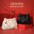 【今天发】CK&WQ/2024春夏新款 小香风菱格链条托特包（质保一年