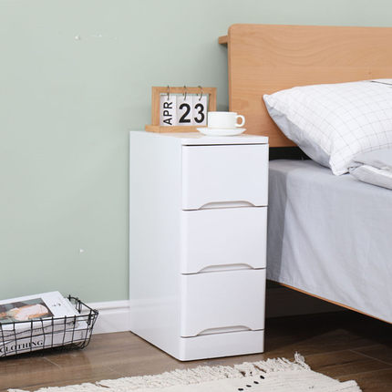 cm超夹缝收纳20柜子小卧室床头柜简约现代窄全实木小型迷你床边柜