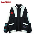 质量问题LALABOBO2022秋季新款休闲刺绣运动棒球服外套女|