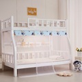 子母床蚊帐上下铺梯形1.5米家用高低拉链儿童床免安装床1.2米1.35
