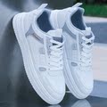 白色鞋子男秋冬季男士休闲小白鞋韩版潮流运动鞋学生防水皮面板鞋