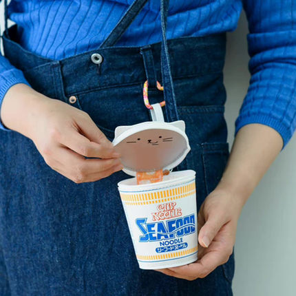 日本杂志附录包杯面泡面包创意个性笔袋卡通手提包零钱包收纳包包