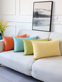 沙发抱枕+客厅+家用+纯色