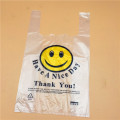 加厚透明笑脸塑料袋 食品袋超市购物袋手提袋外卖打包袋背心袋