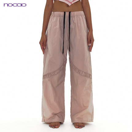 【收口两穿】NOCAO PROJECT 原创工装尼龙抽褶速干透气休闲长裤女