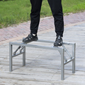 支架桌腿长方形桌架子 金属支撑底座折叠餐桌架脚支架铁艺