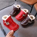 定制一岁宝宝鞋子男童棉鞋婴儿鞋冬季加绒宝宝棉鞋女童棉鞋学步鞋