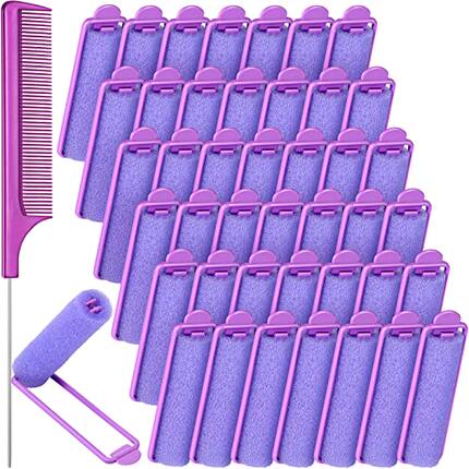 43 Pieces Foam Sponge Hair Rollers Set  Includes 42 Pieces S