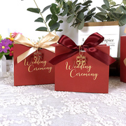 结婚喜糖盒子个性欧式糖盒 婚庆用品创意结婚喜糖包装礼品盒大号
