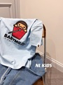 24zui新款 夏季潮牌童装 男童男宝宝可爱猴子半袖儿童洋气短袖T恤