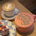 FunLife生活馆 可爱少女心粉色生日快乐马克杯 咖啡杯陶瓷早餐杯