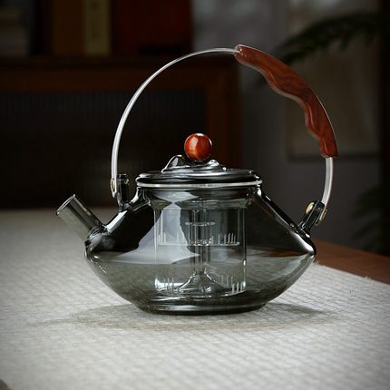 全度提梁茶壶加厚耐高温玻璃煮茶器大容量养生壶电陶炉烧水壶茶具